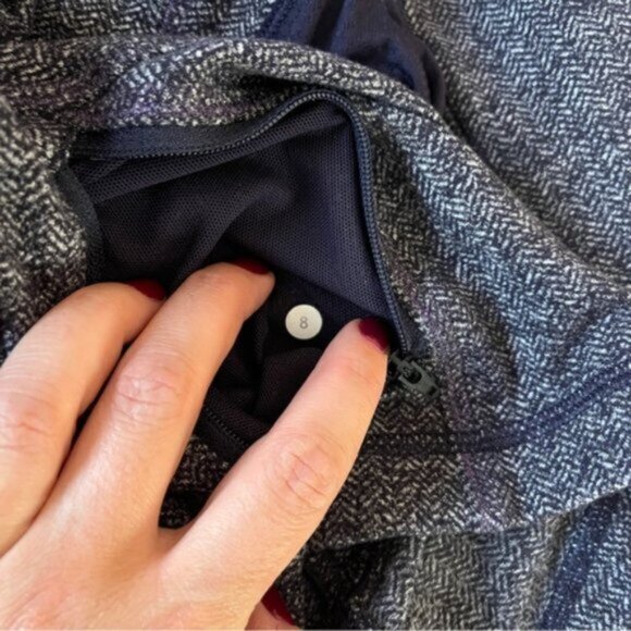Lululemon Forme Jacket Herringbone Black Swan - Picture 8 of 9